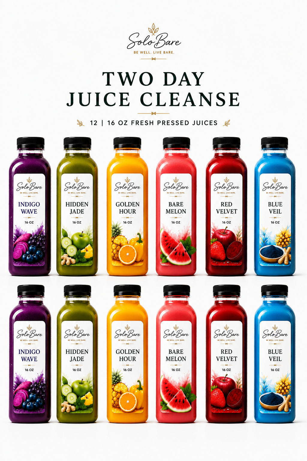 Solobare - Juice Cleanse Two Day