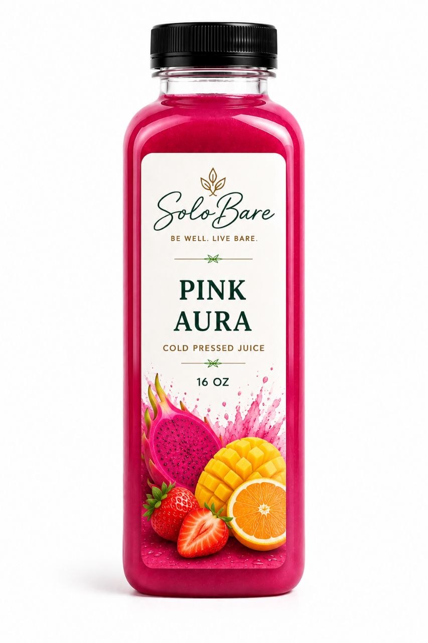 Solobare - Pink Aura Cold-Pressed Juice