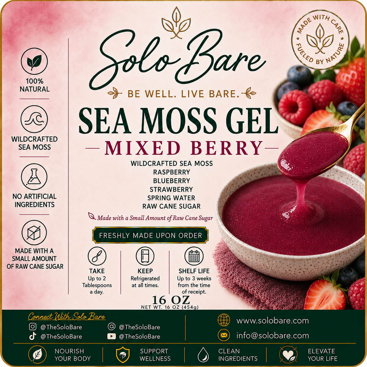 Solobare - Sea Moss Gel