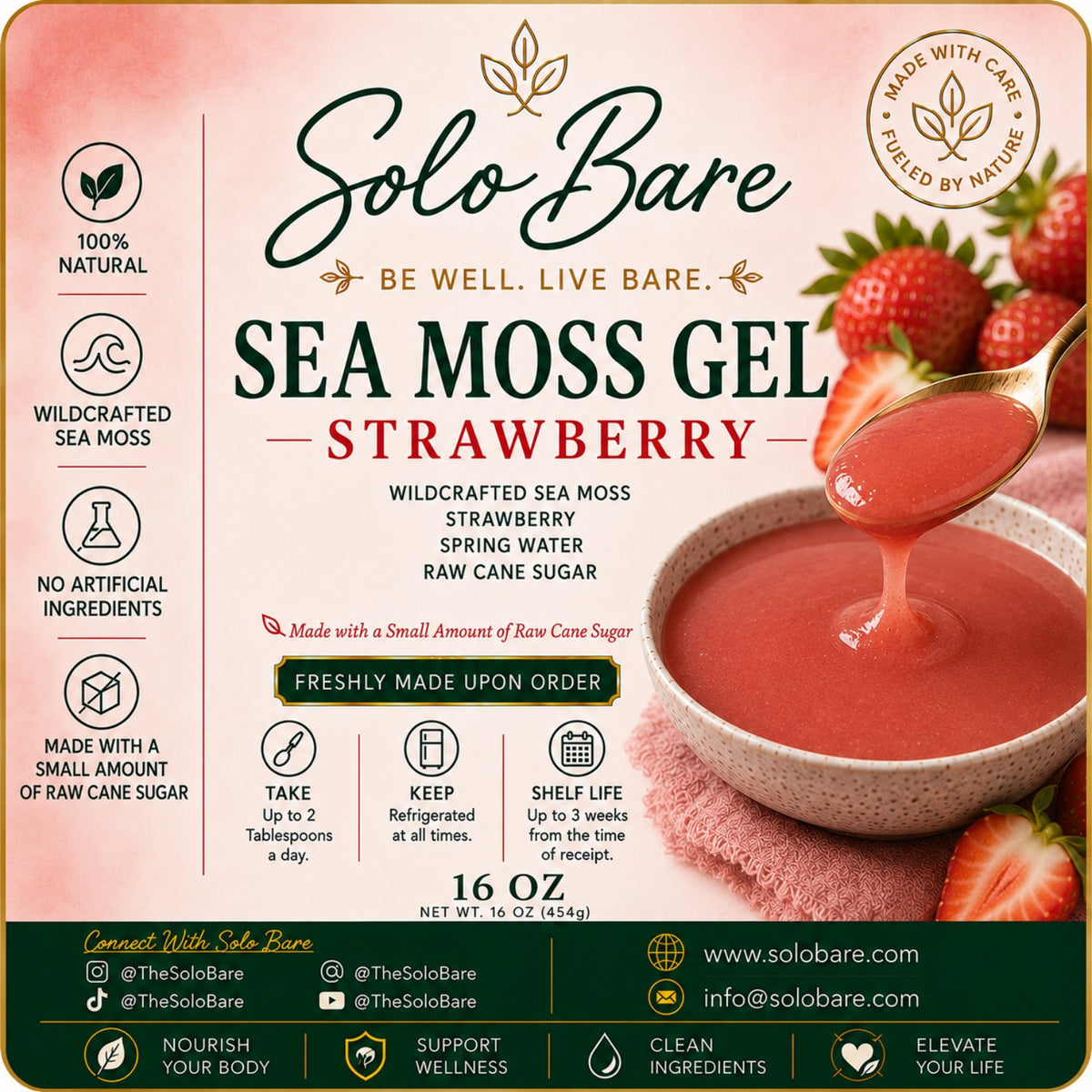 Solobare - Sea Moss Gel