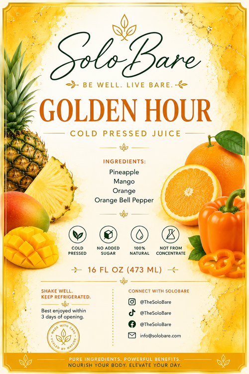 Solobare - Golden Hour Cold-Pressed Juice