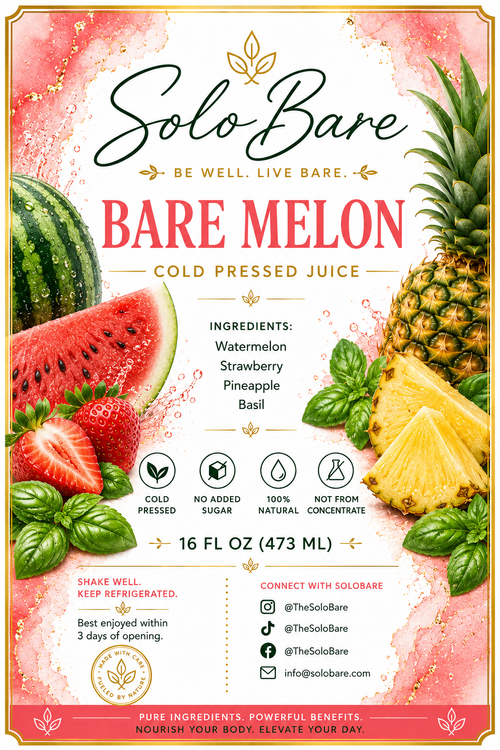 Solobare - Bare Melon Cold-Pressed Juice