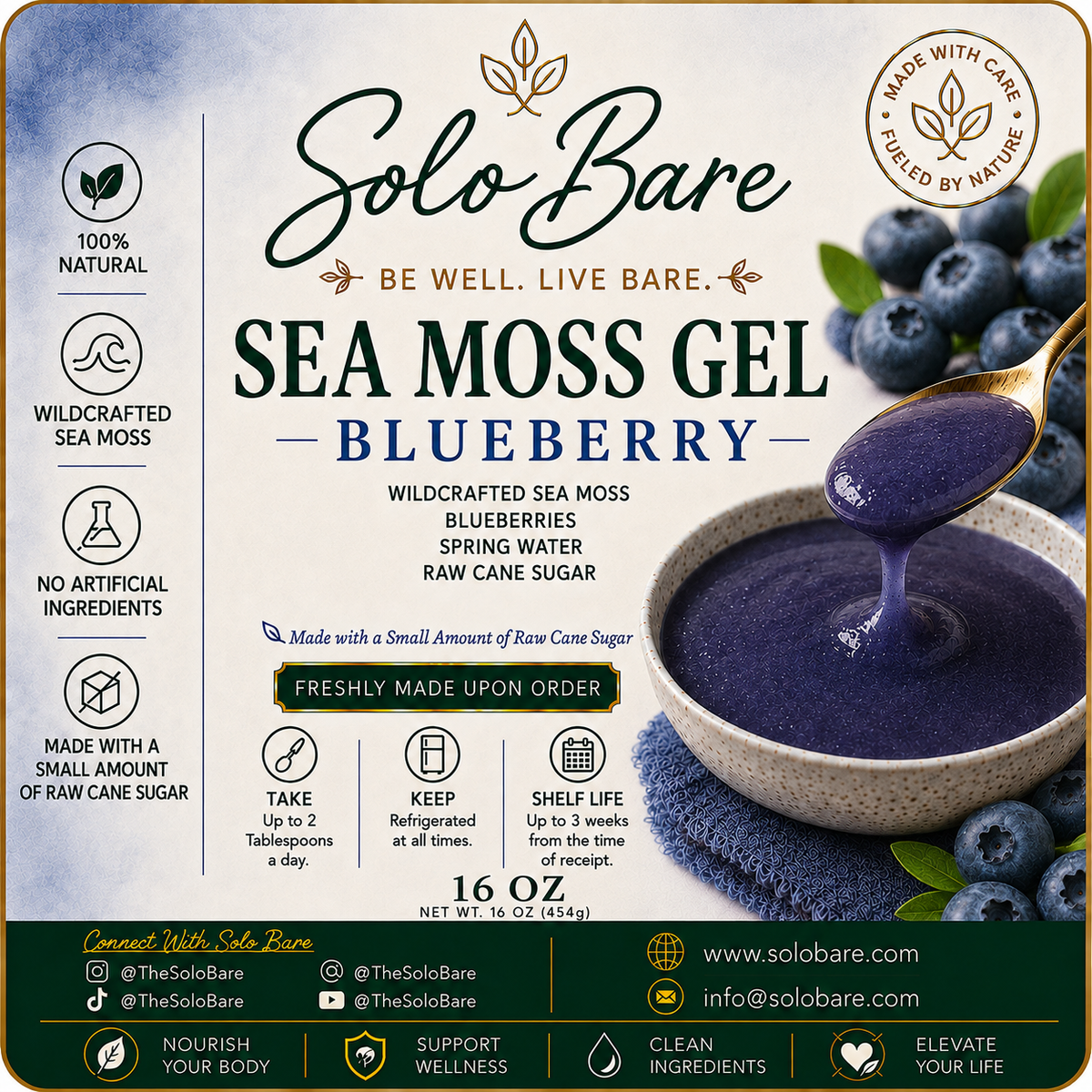 Solobare - Sea Moss Gel